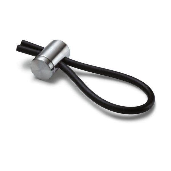Philippi Loop Stainless Steel & Rubber Keyring