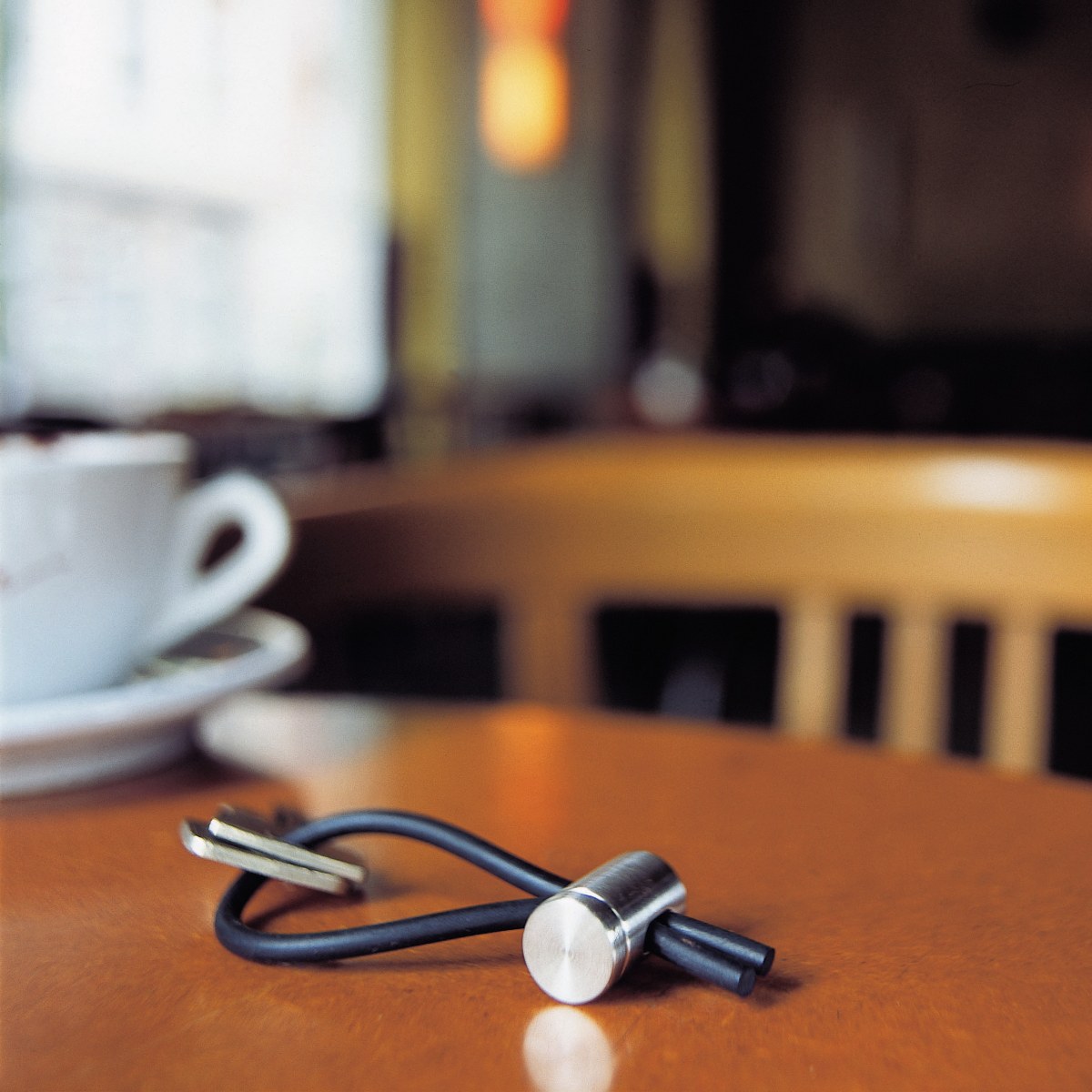 Philippi Loop Stainless Steel & Rubber Keyring – image 2