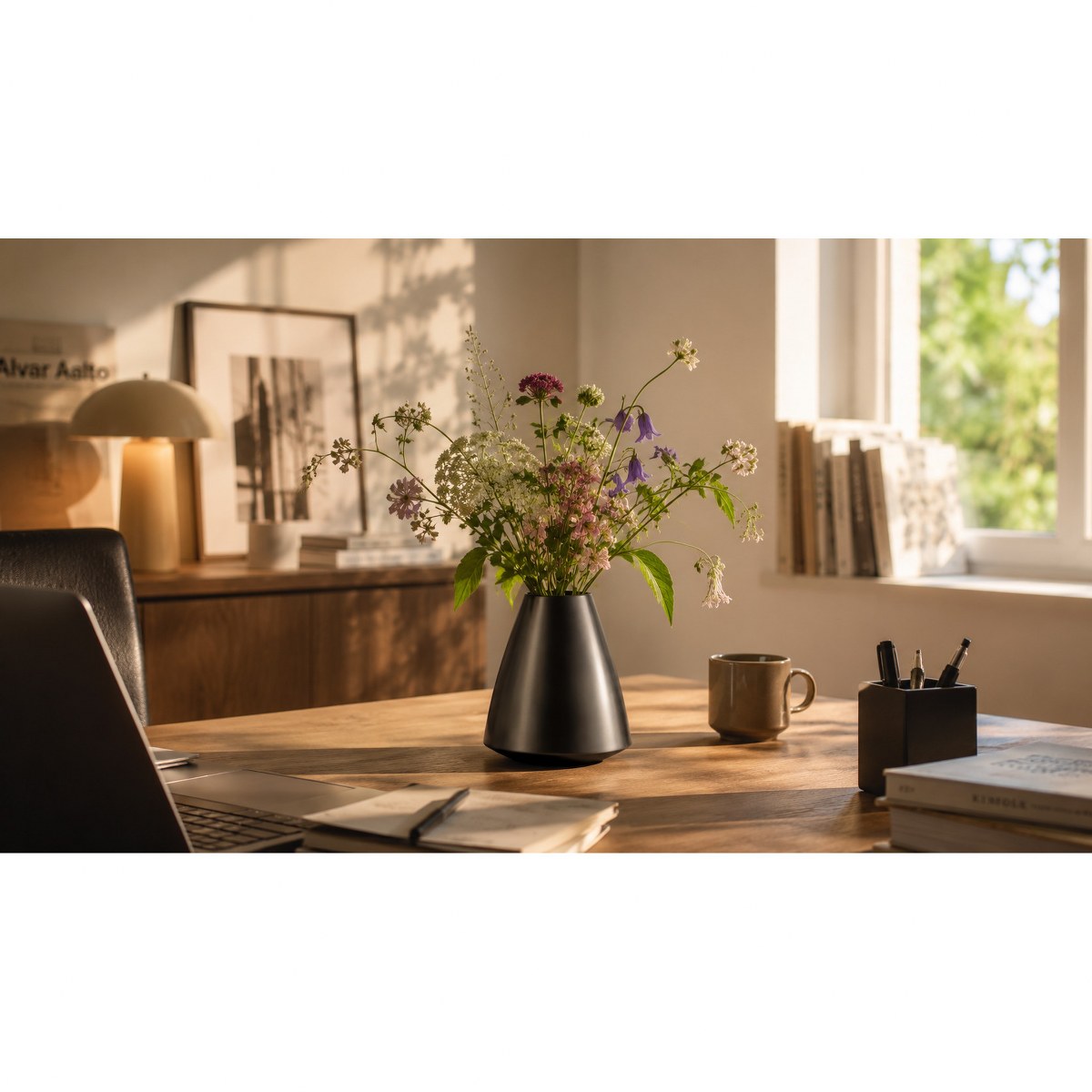 Philippi Lola Brushed Stainless Steel Cone Vase – Small – image 4