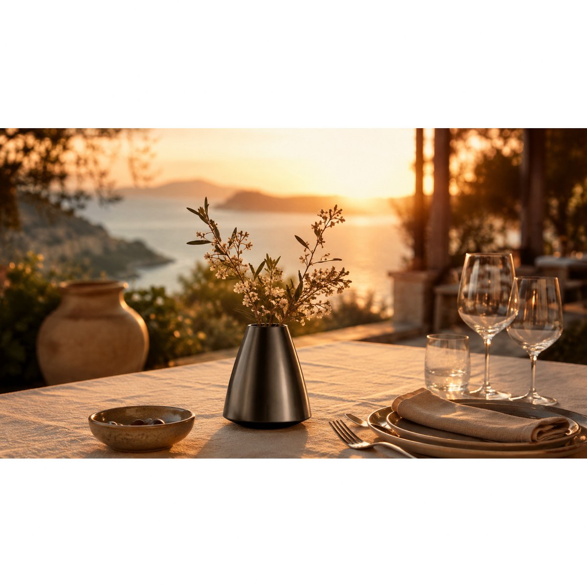 Philippi Lola Brushed Stainless Steel Cone Vase – Large – image 3