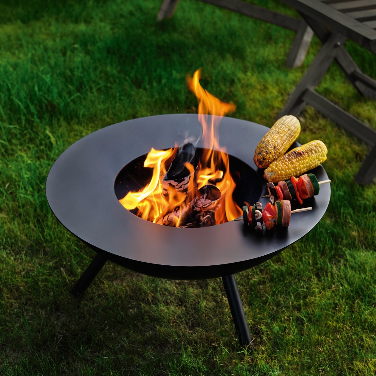 Philippi Flames 58cm Steel Fire Pit Cover – image 3