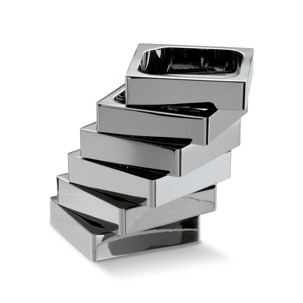 Philippi Zick Zack Rotating Pen Holder – Polished Nickel – image 3