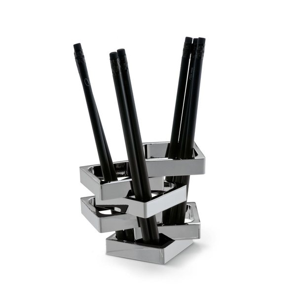 Philippi Zick Zack Rotating Pen Holder – Polished Nickel