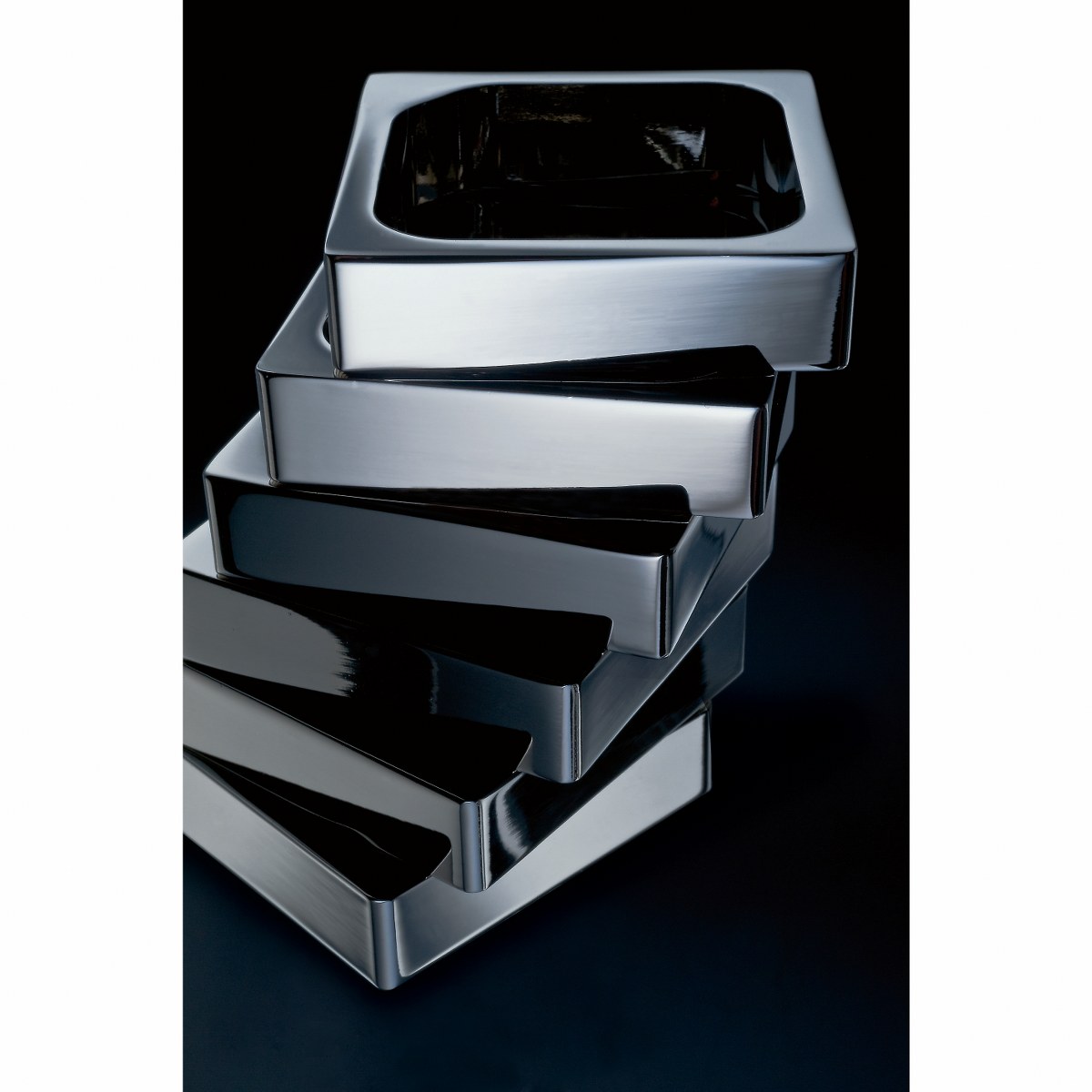 Philippi Zick Zack Rotating Pen Holder – Polished Nickel – image 5