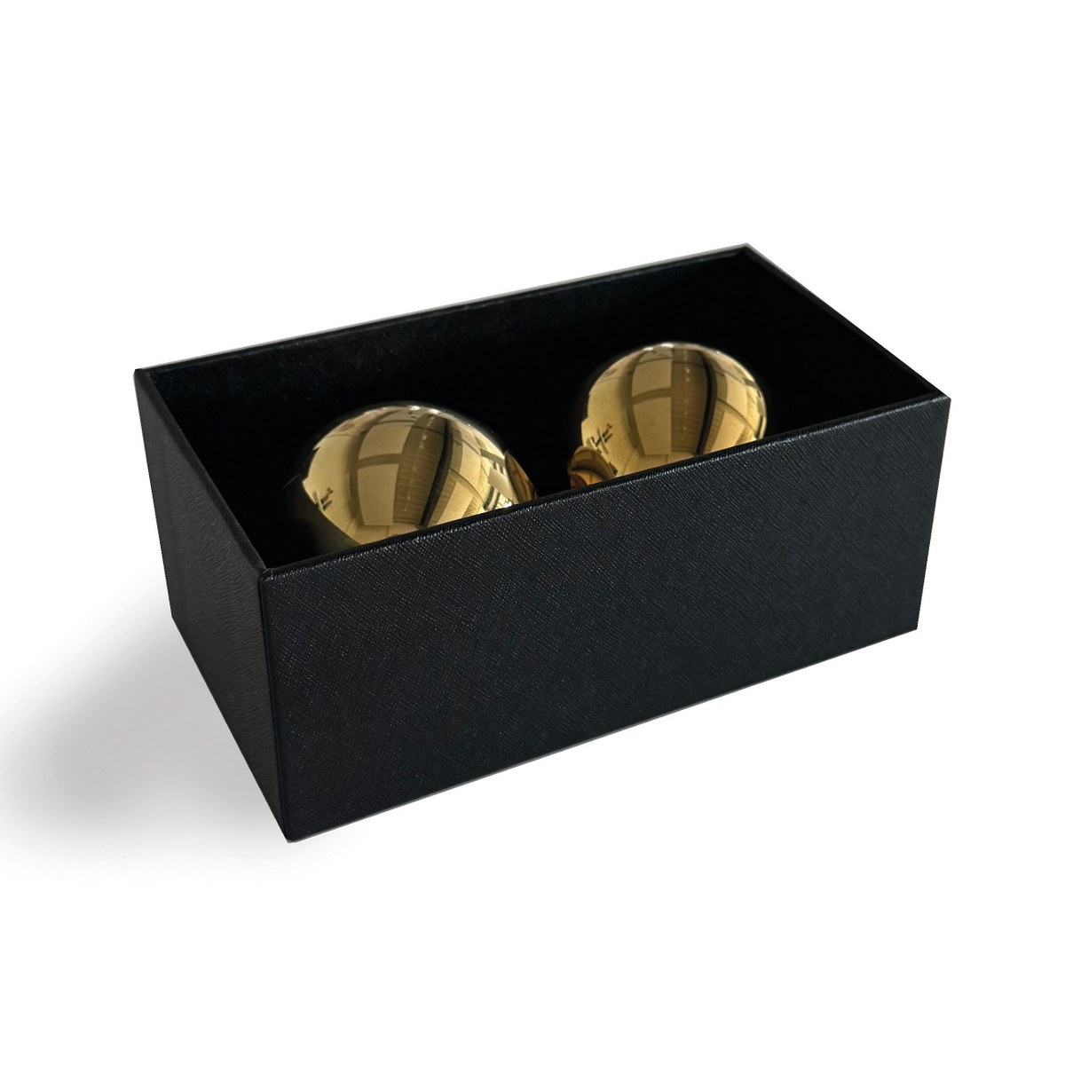 Philippi Collins Gold Titanium-Plated Steel Ice Balls, Set of 2 – image 2