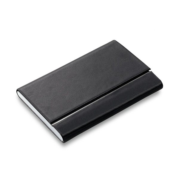 Philippi Slim 9mm Leather & Steel Business Card Holder