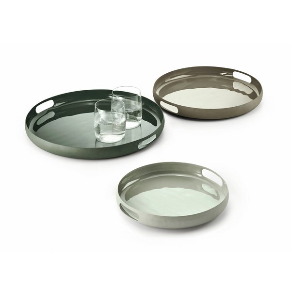 Philippi Copenhagen Enamelled Steel Serving Trays, Set of 3