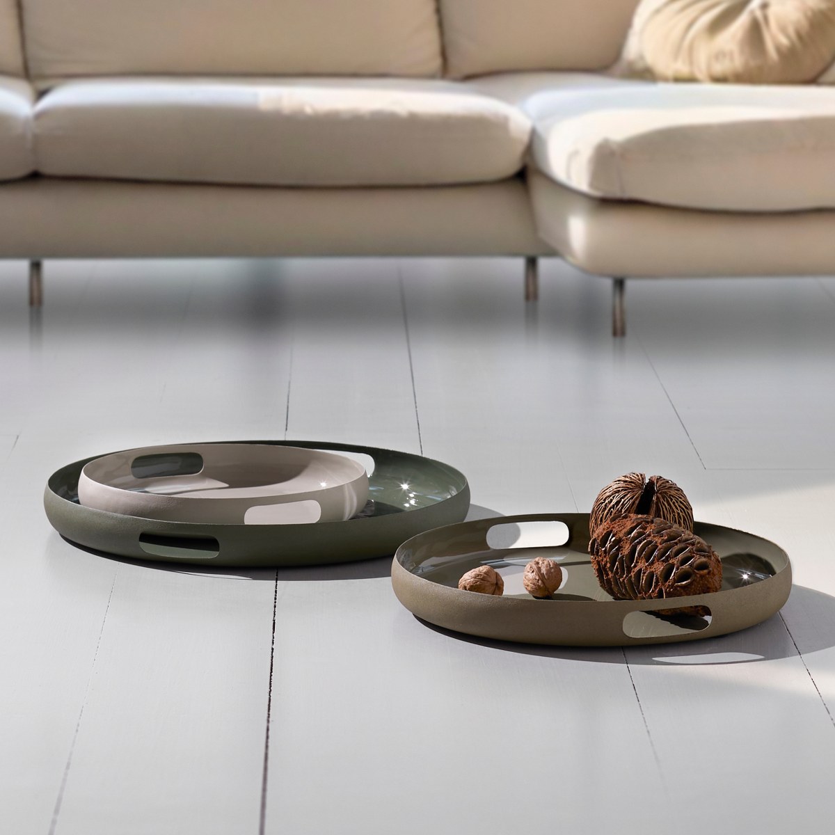 Philippi Copenhagen Enamelled Steel Serving Trays, Set of 3 – image 2