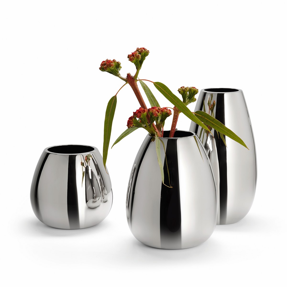 Philippi Anais Mirror-Polished Nickel Vase – Medium – image 3
