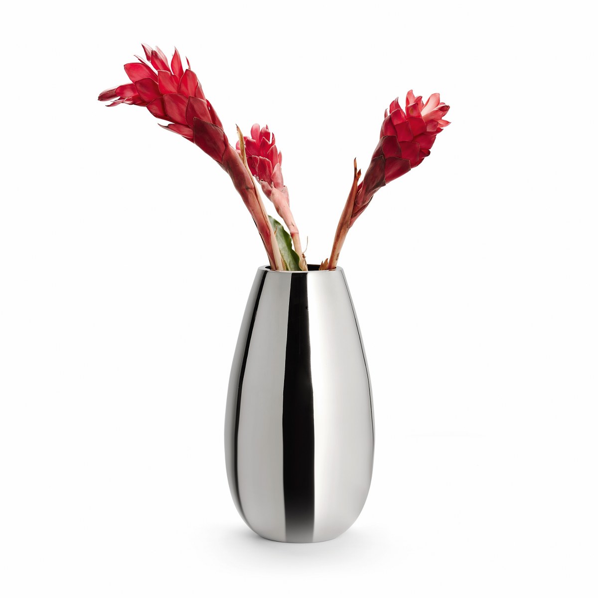 Philippi Anais Large Mirror-Polished Stainless Steel Vase – image 2