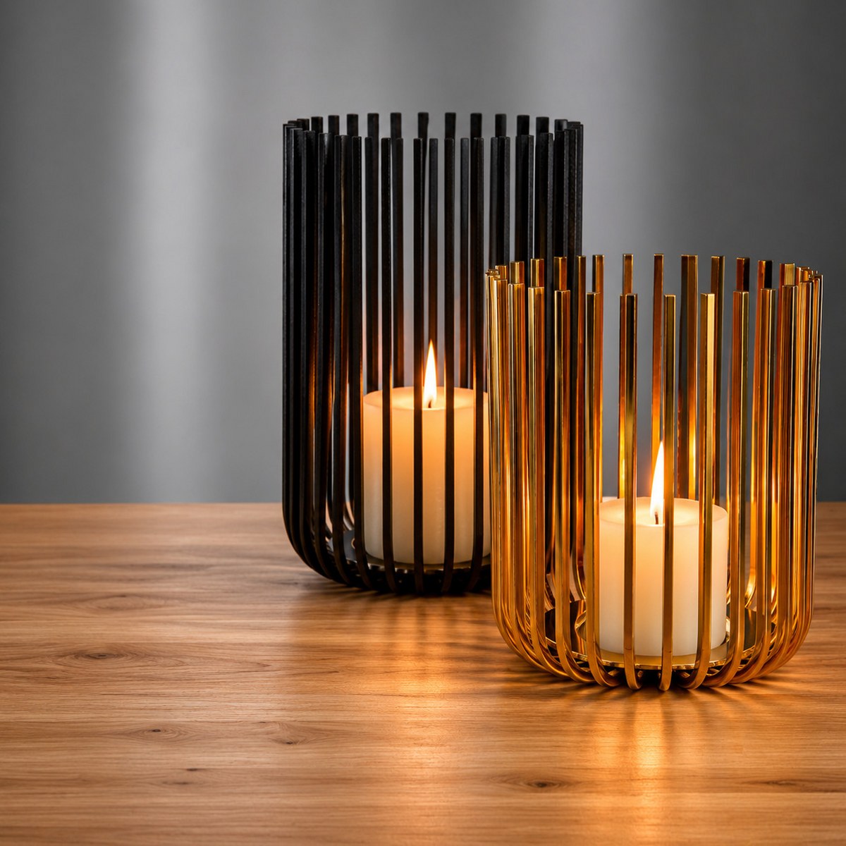 Philippi Pedro Gold Steel Rod Candle Holder – image 2