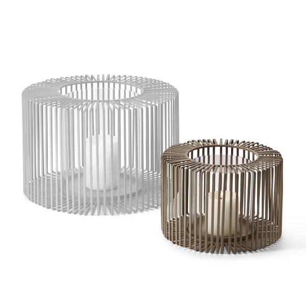 Philippi Oslo Outdoor Steel & Glass Lantern – Small