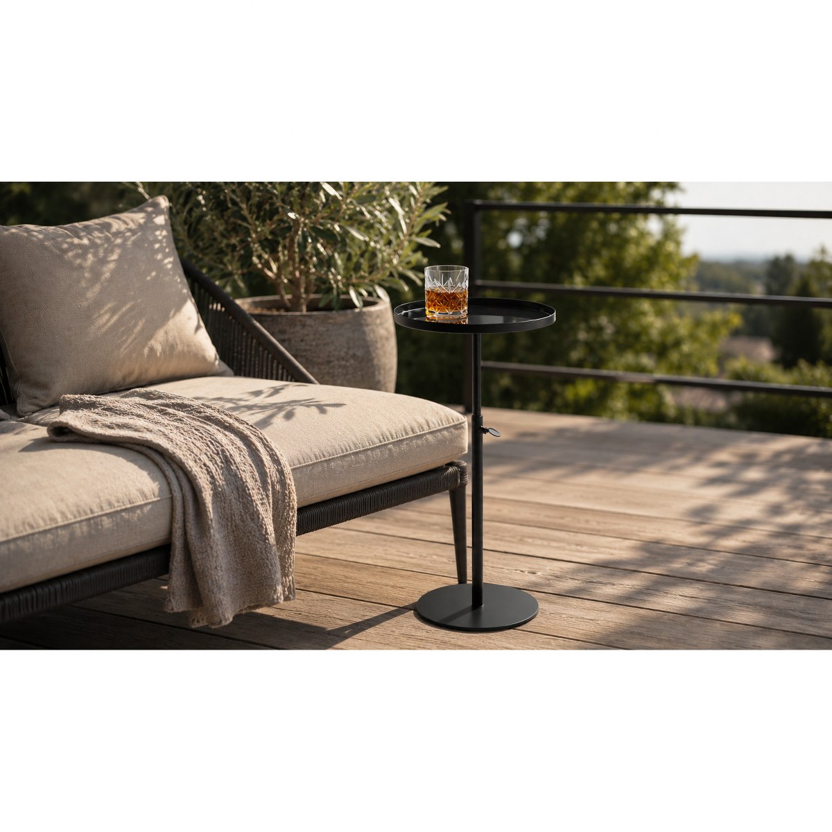 Philippi Tom Height-Adjustable Side Table – Black – image 5