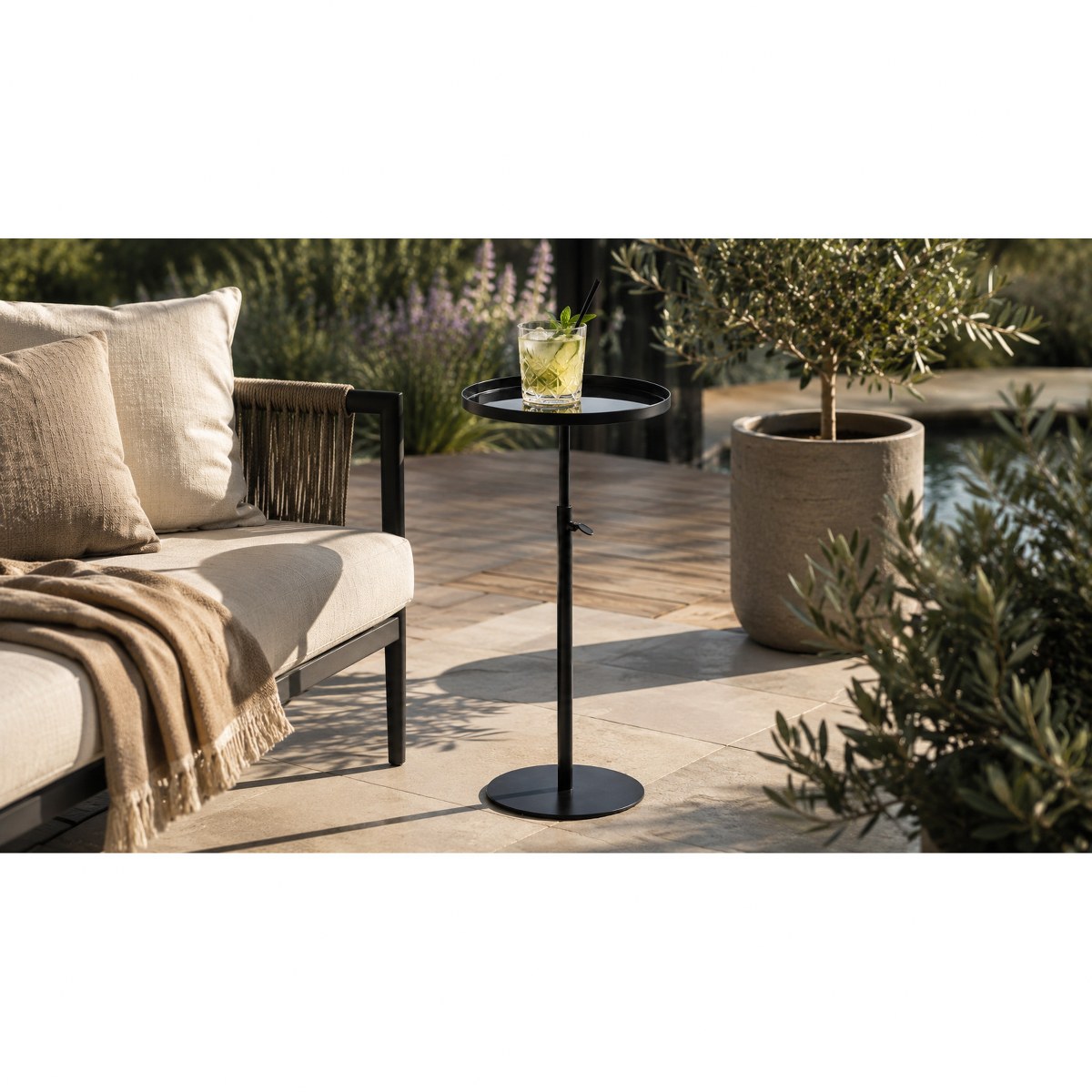 Philippi Tom Height-Adjustable Side Table – Black – image 3