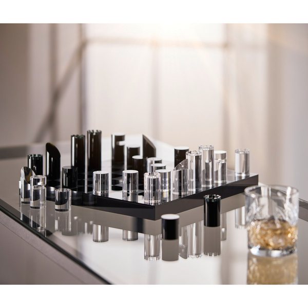 Philippi Yap Crystal-Clear Acrylic Chess Set