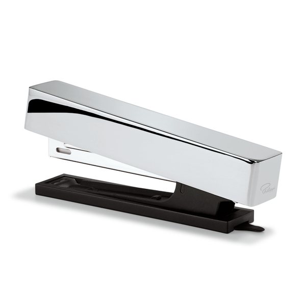 Philippi Executive Desk Stapler – Mirror-Polished Nickel & Matt Black
