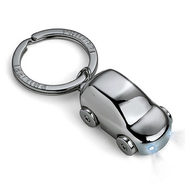 Philippi Cruiser LED Light Keyring – Black Polished Nickel