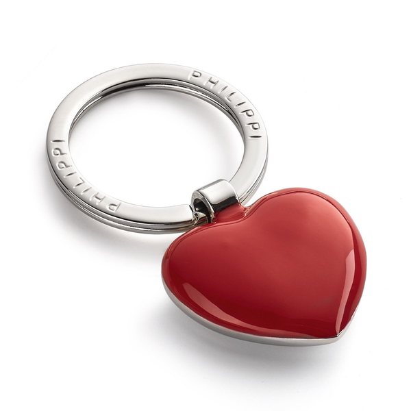 Philippi Sweetheart Polished Nickel Keyring