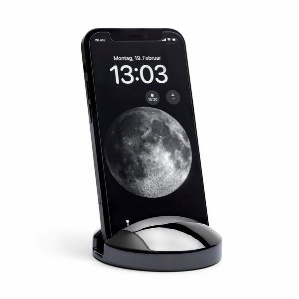 Philippi Tobi Die-Cast Phone & Tablet Stand – Black Chrome