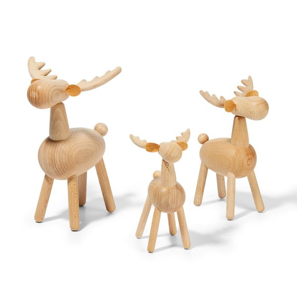 Philippi Elmar Beechwood Moose Figurine – Small
