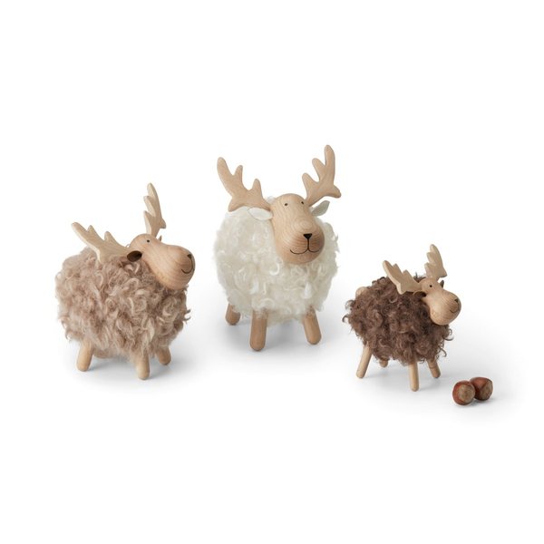 Philippi Nils Beechwood & Faux Fur Moose – Small