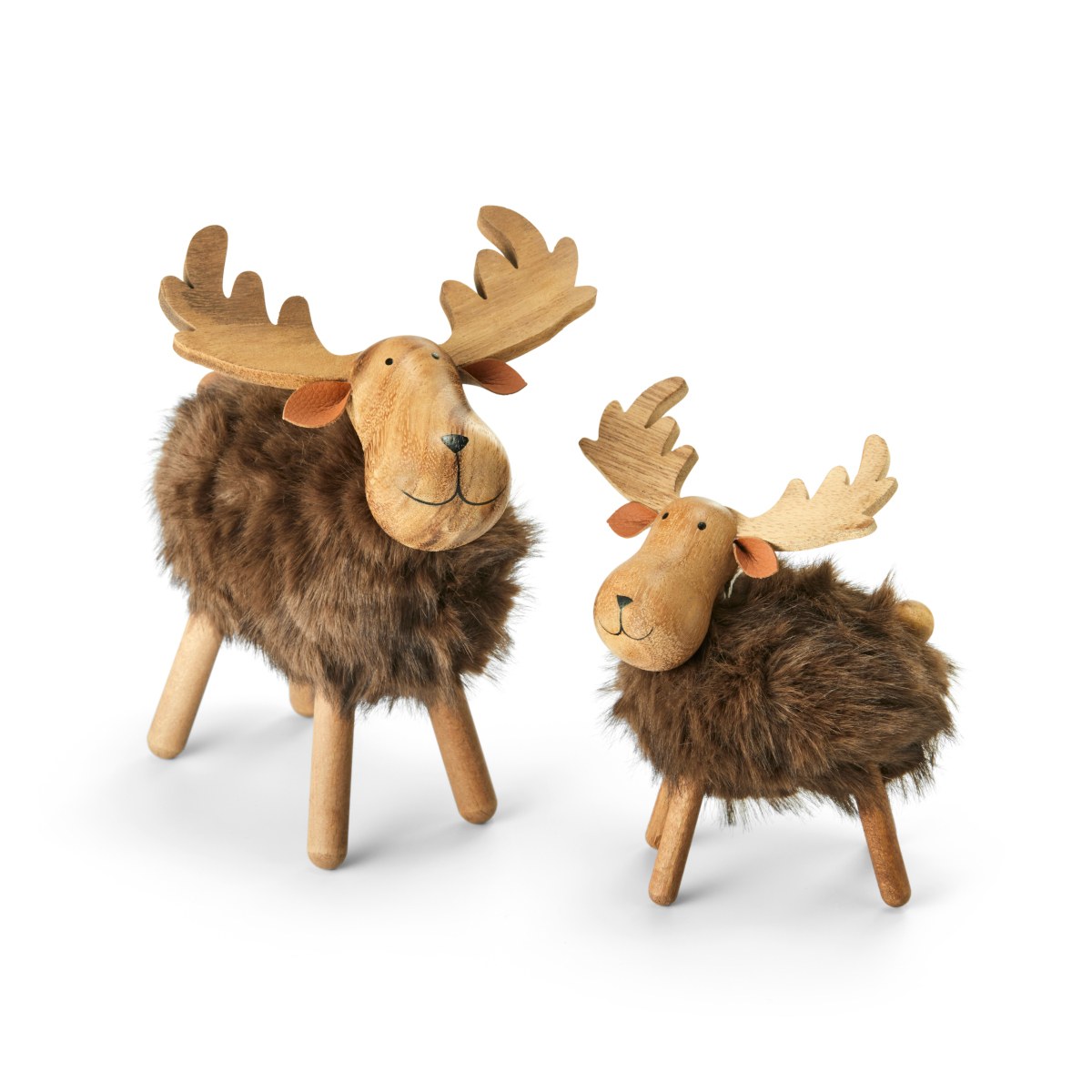 Philippi Jakob Nutwood & Faux Fur Moose – Small – image 2