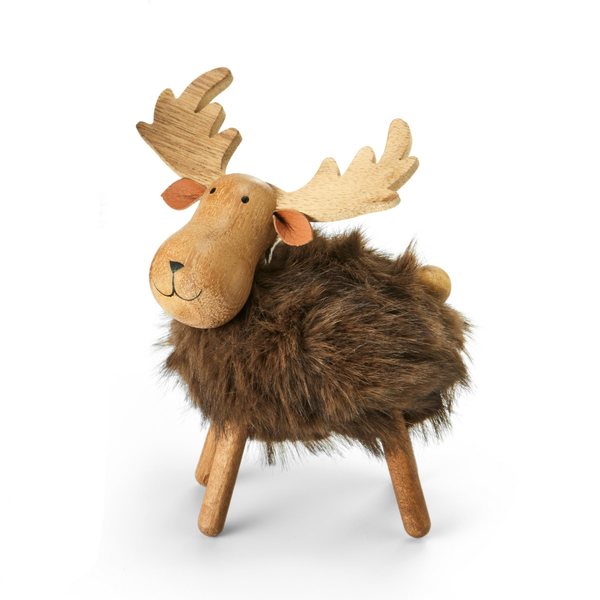 Philippi Jakob Nutwood & Faux Fur Moose – Small