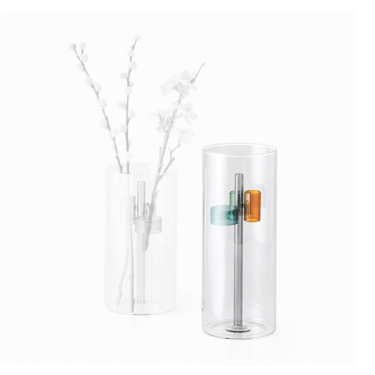 Philippi Giardino Large Stem-Arranging Glass Vase 25cm – image 2