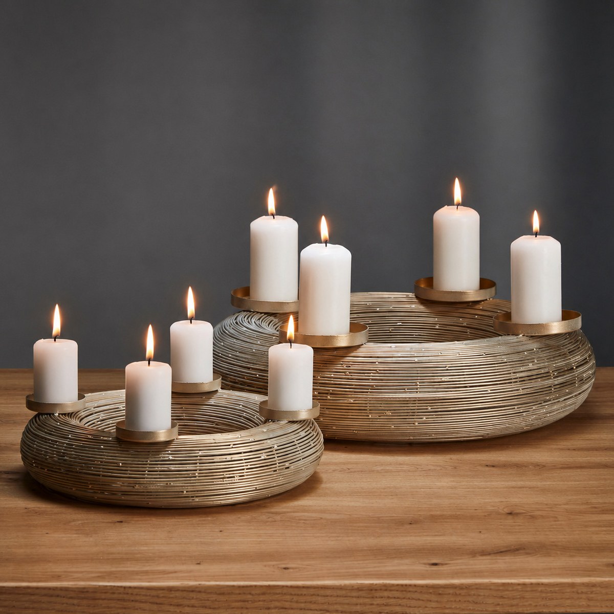 Philippi Gracia Woven Steel Advent Wreath – Small – image 2