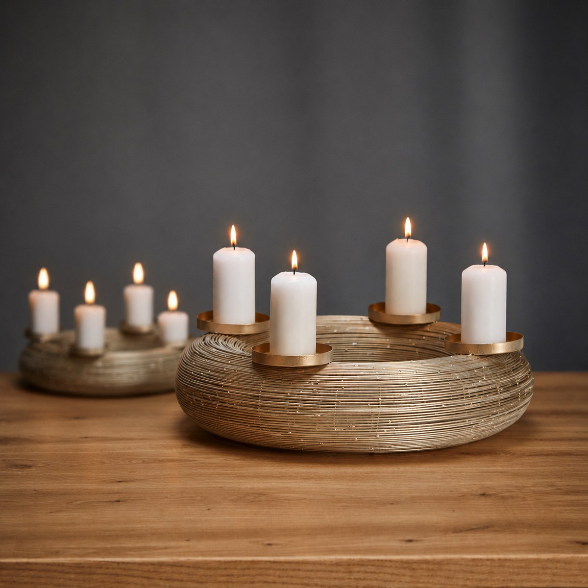 Philippi Gracia Woven Steel Advent Wreath – Large – image 2