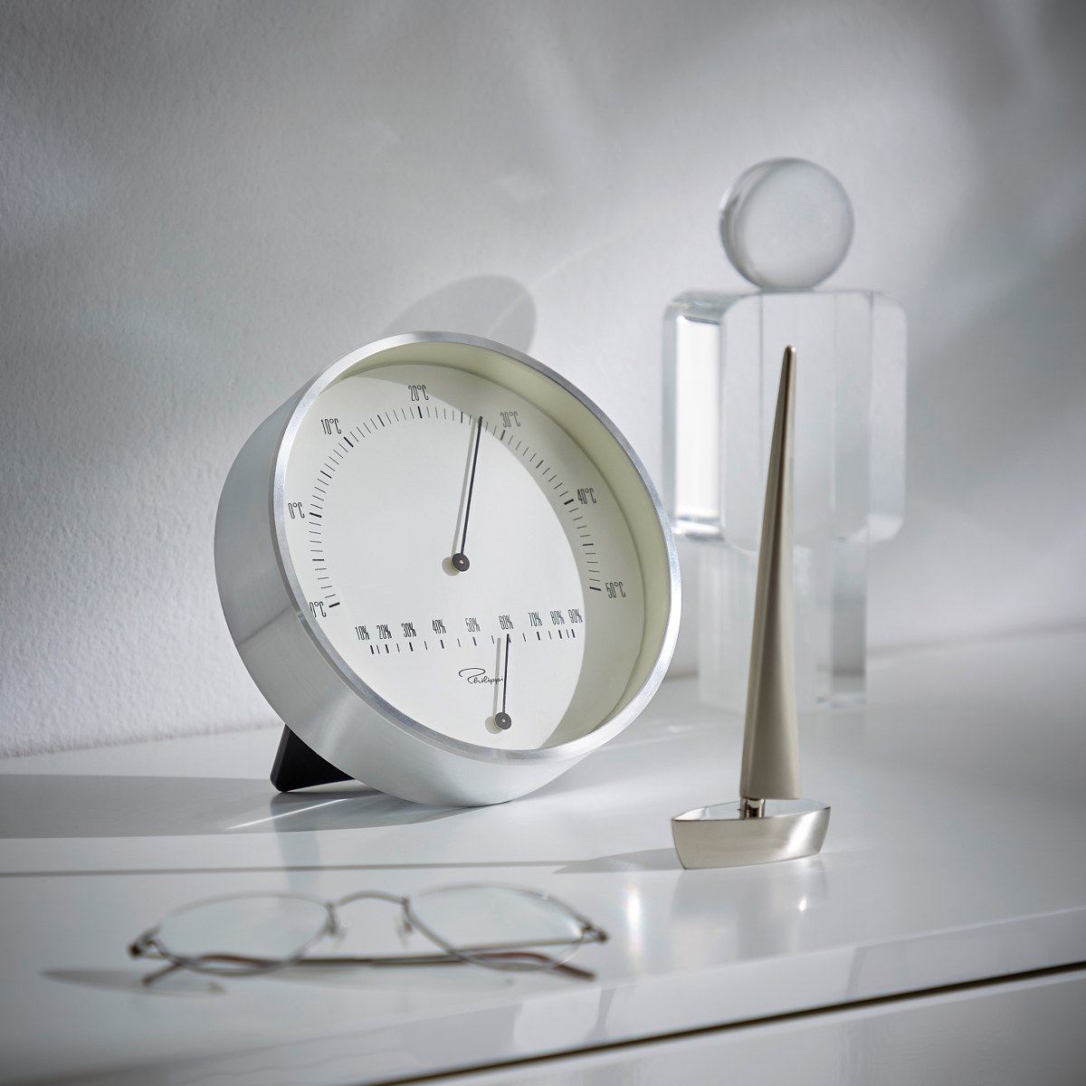 Philippi Tempus Diamond-Cut Thermometer & Hygrometer 15cm – image 2