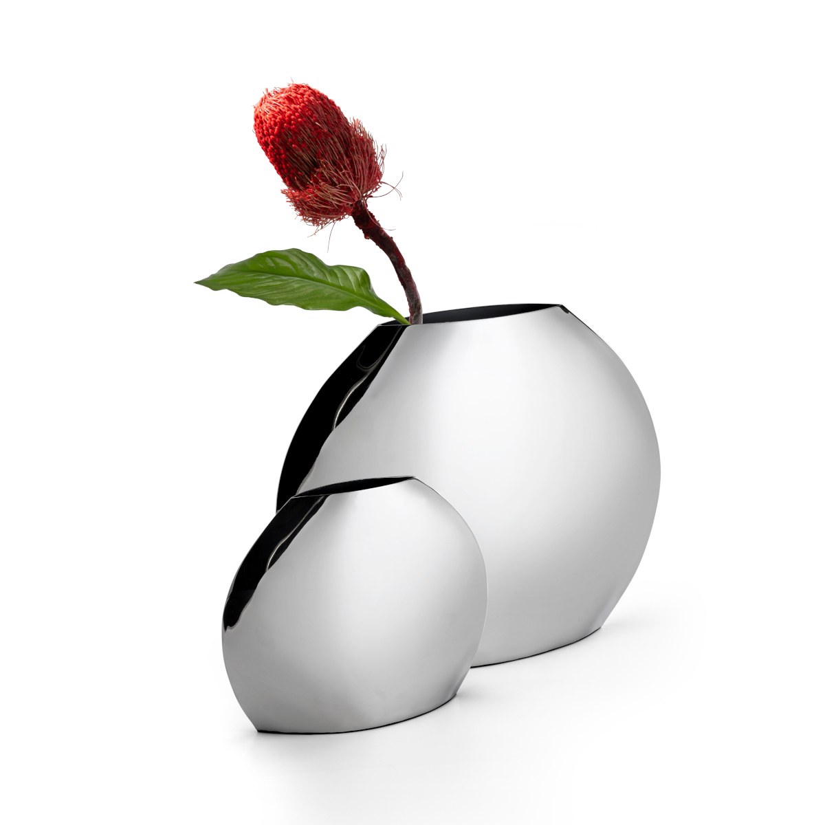 Philippi Emilia Mirror-Polished Stainless Steel Vase – Small – image 2