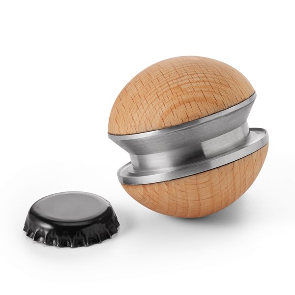 Philippi Boule Beech Wood & Steel Bottle Opener