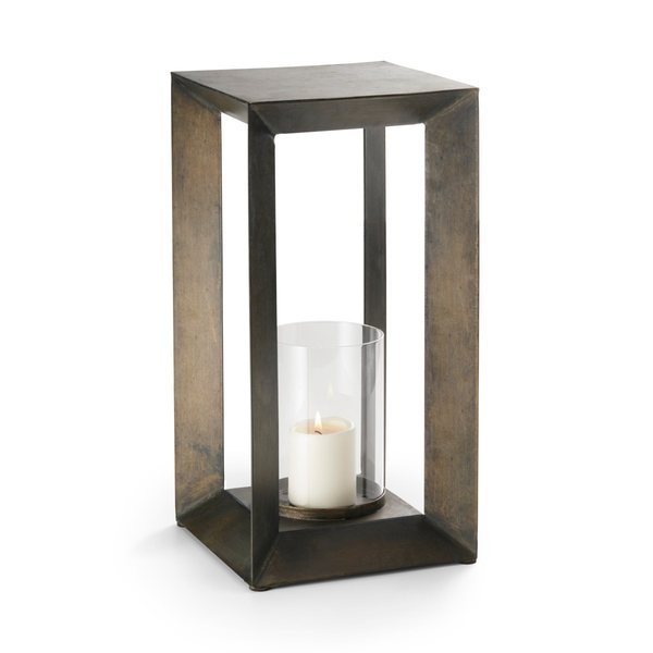 Philippi Estate Bronze-Effect Hurricane Lantern