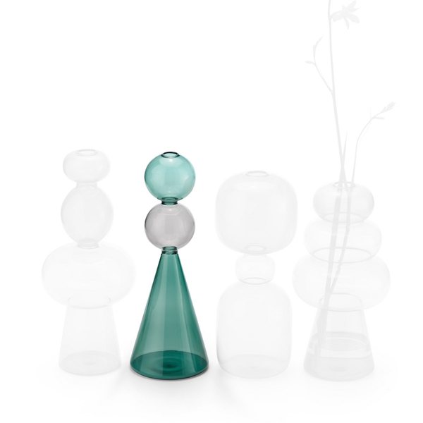 Philippi Curiosa Cone Borosilicate Glass Vase 27cm