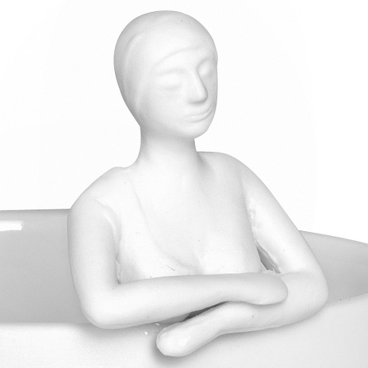 Räder Stories Bathing Pond Porcelain Bud Vase with Swimmer – image 2