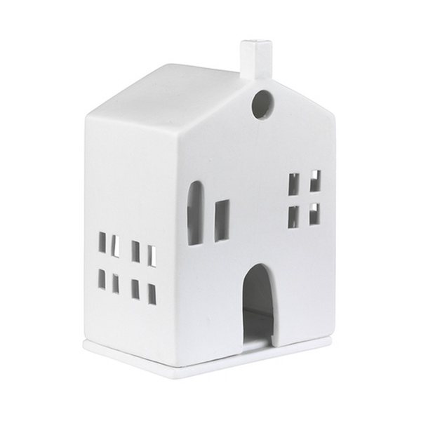 Räder Lighthouse Round Door Porcelain Tealight House – Medium