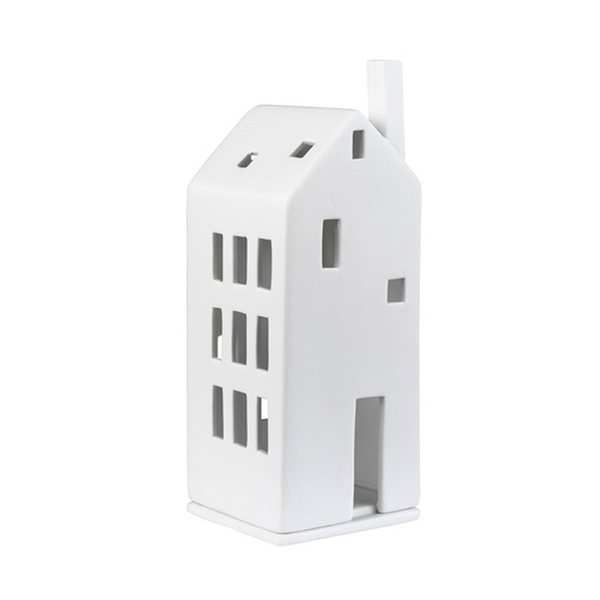 Räder Lighthouse Rectangle Door Porcelain Tealight House – Medium