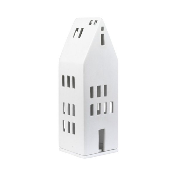 Räder Lighthouse Tall Porcelain Tealight House with Big Window