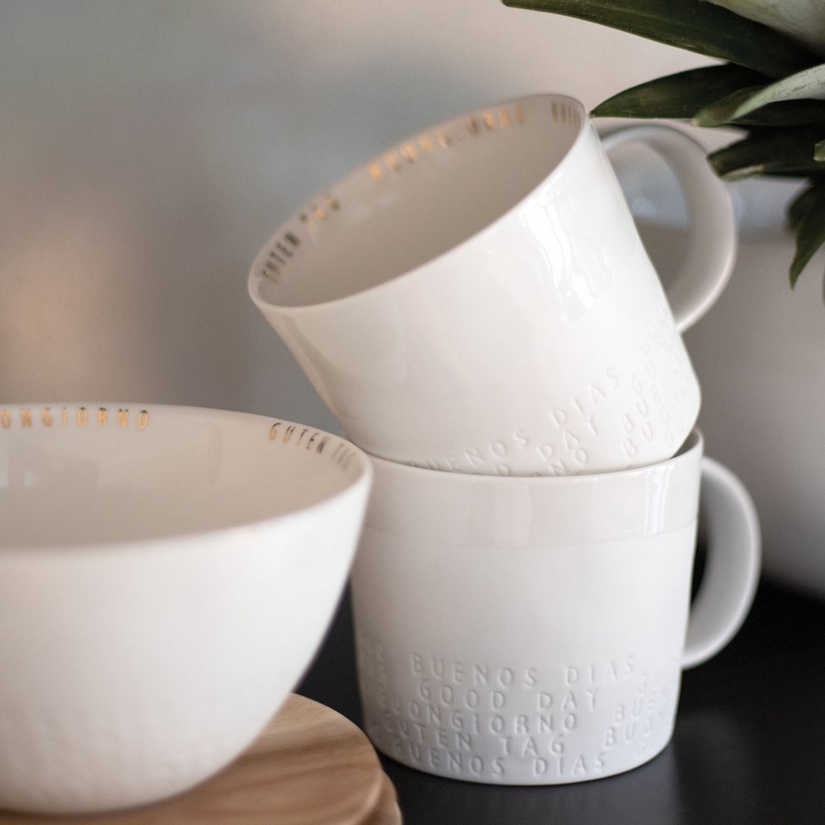 Räder 'Hello' in Many Languages Porcelain Mug – image 4