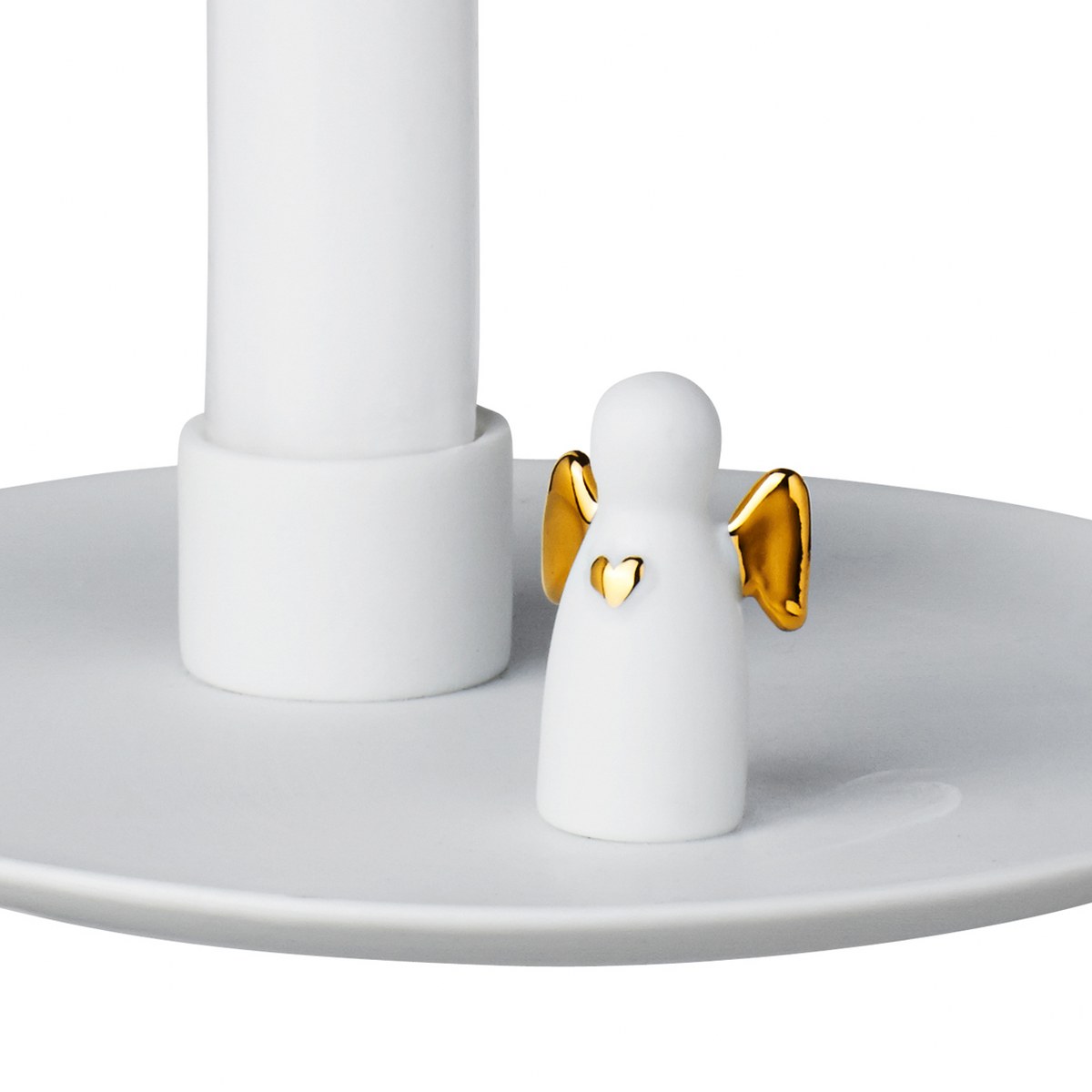 Räder Angel Light Porcelain Candle Holder with Gold Wings – image 2