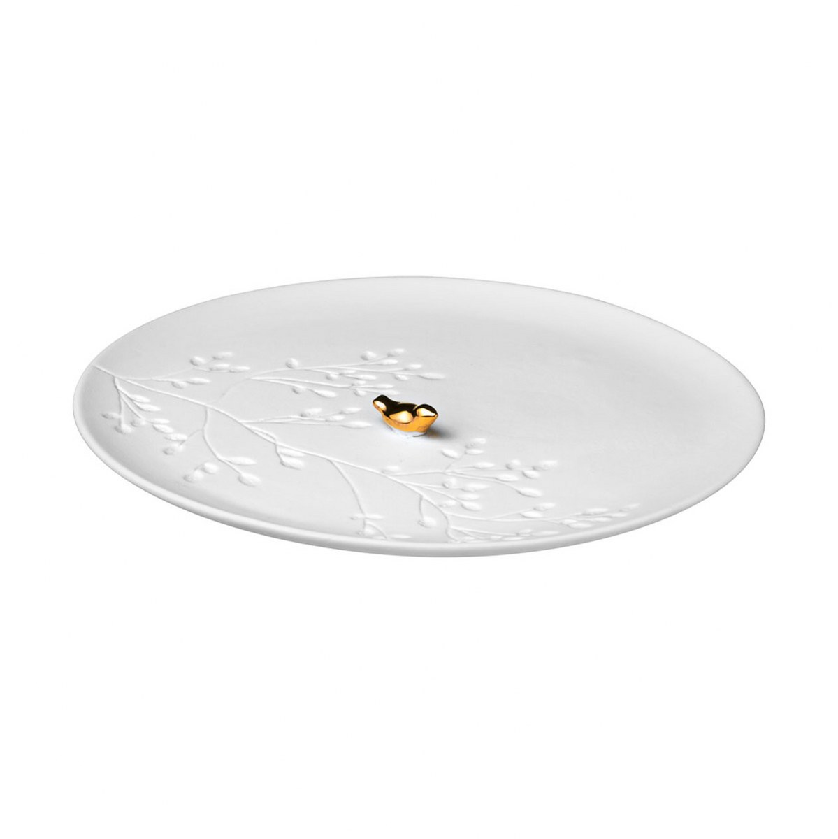Räder Story Bird Porcelain Plate with Golden Songbird 14cm – image 2