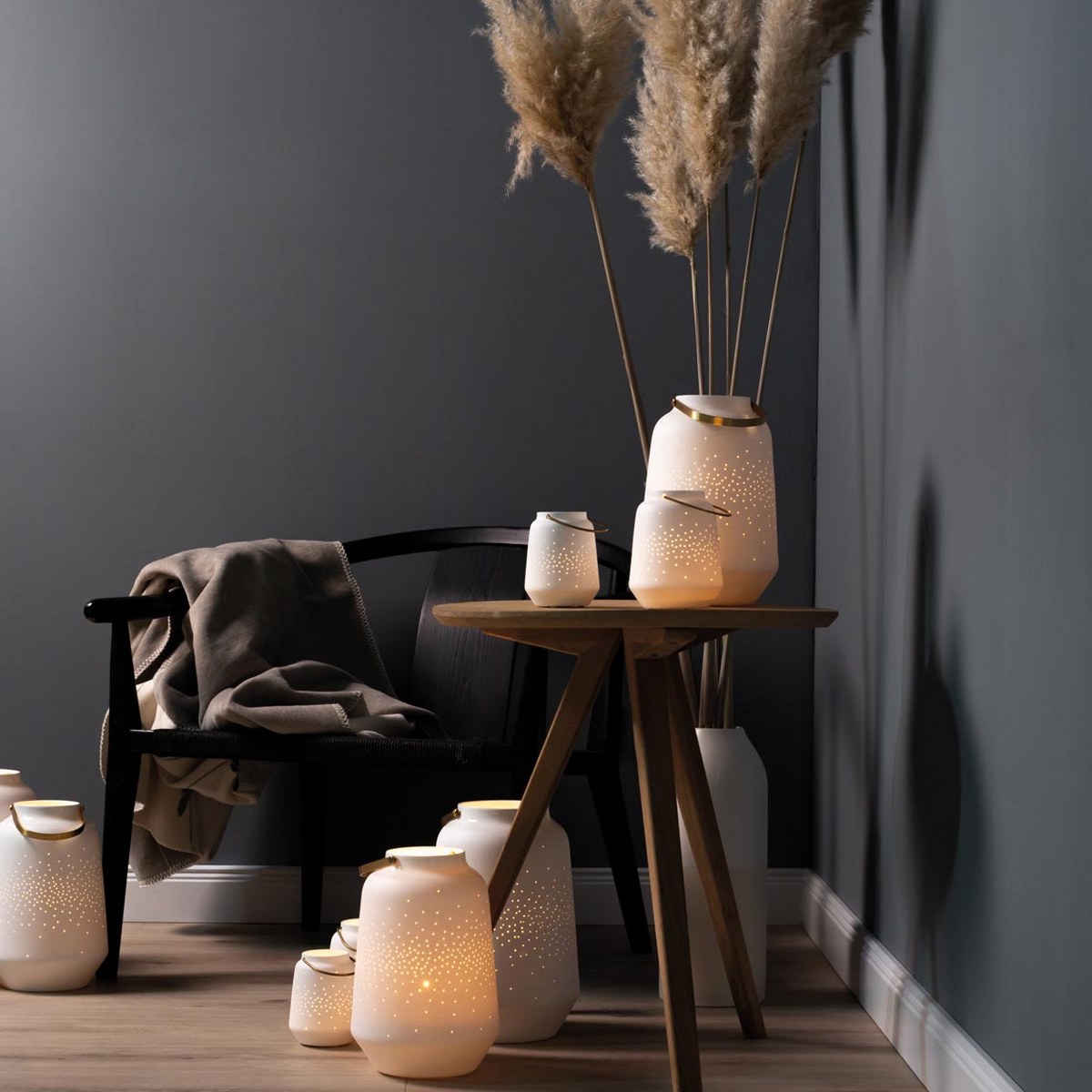 Räder Pinhole Porcelain Lantern – Large – image 3