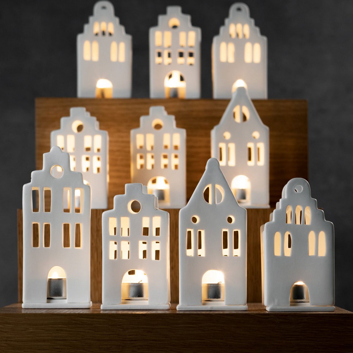 Räder Gable House Porcelain Tealight House – Small – image 2