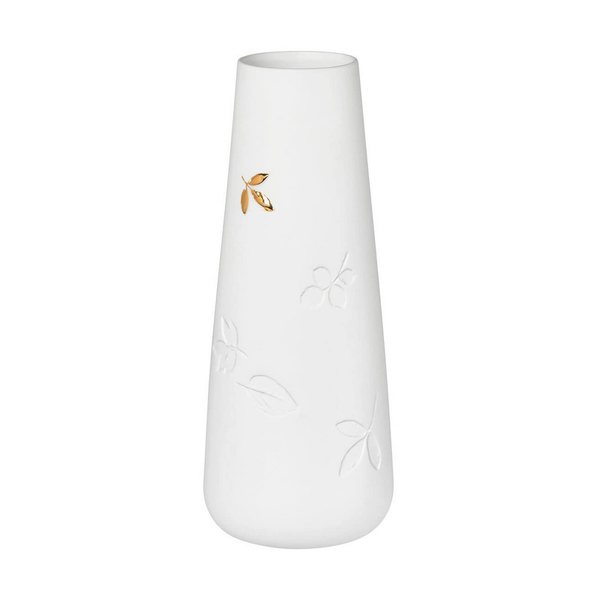 Räder Golden Leaf Tall Porcelain Vase