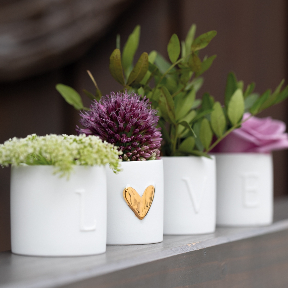 Räder LOVE Porcelain Tealight Holders, Set of 4 – image 3