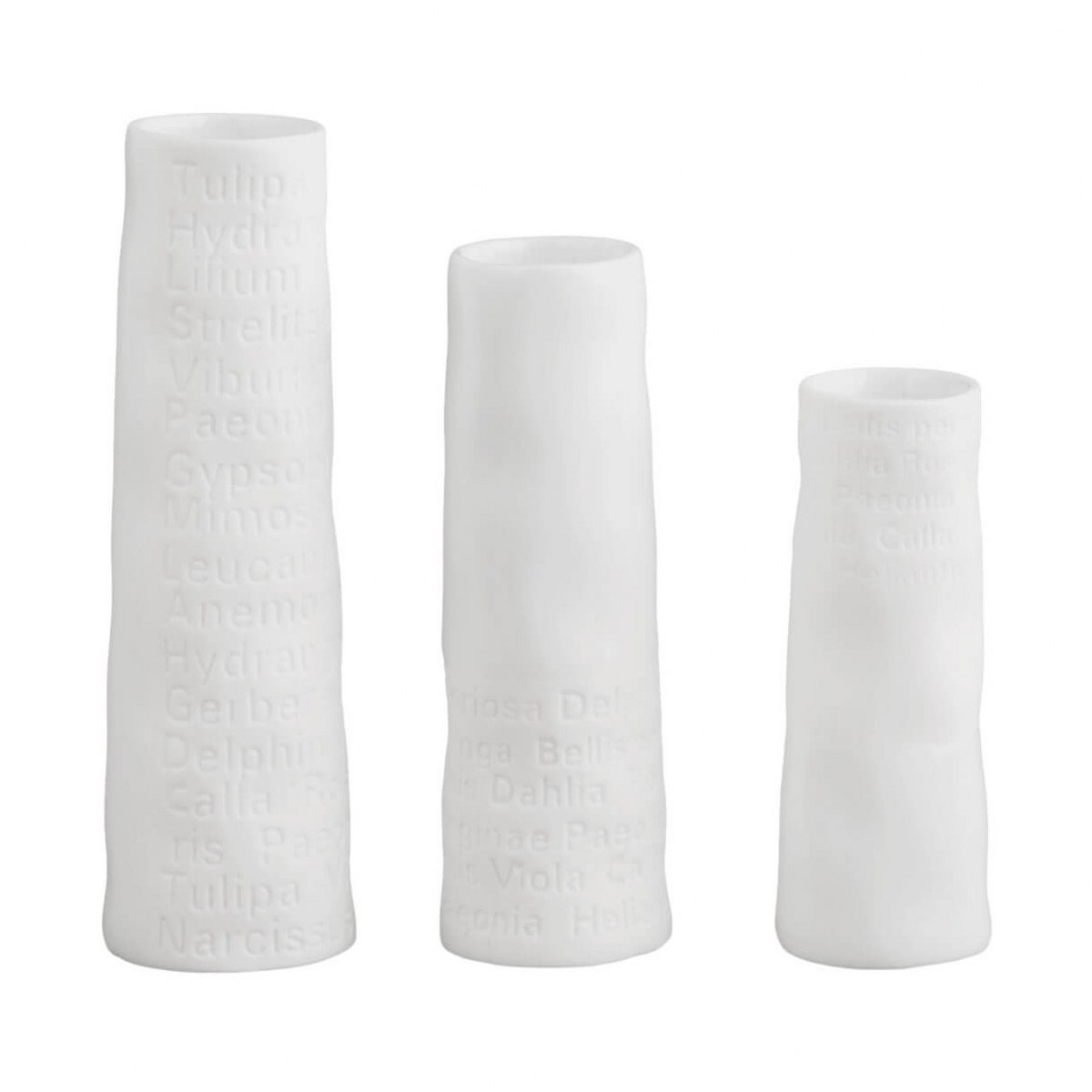 Räder Room Poetry Mini Porcelain Vases, Set of 3 – image 3