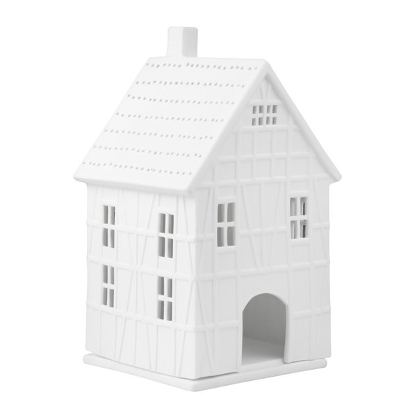 Räder Half-Timbered Porcelain Tealight House – Large