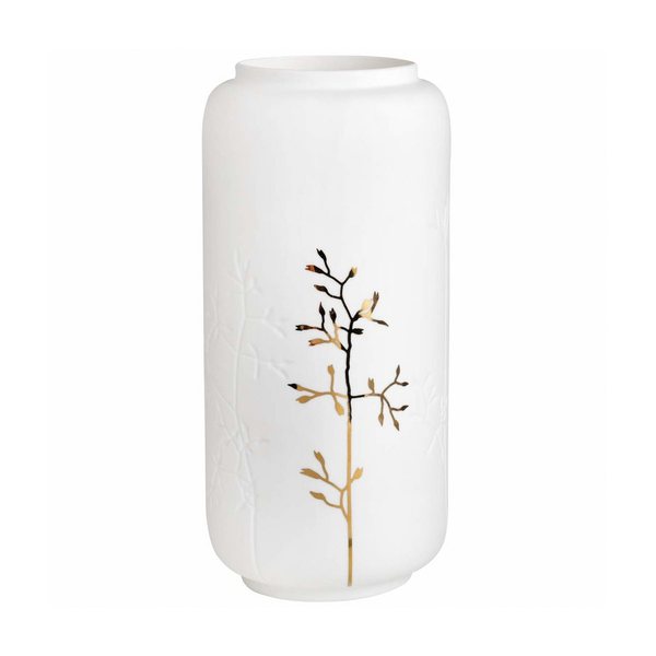 Räder Porcelain Vase with Gold Twig – Small