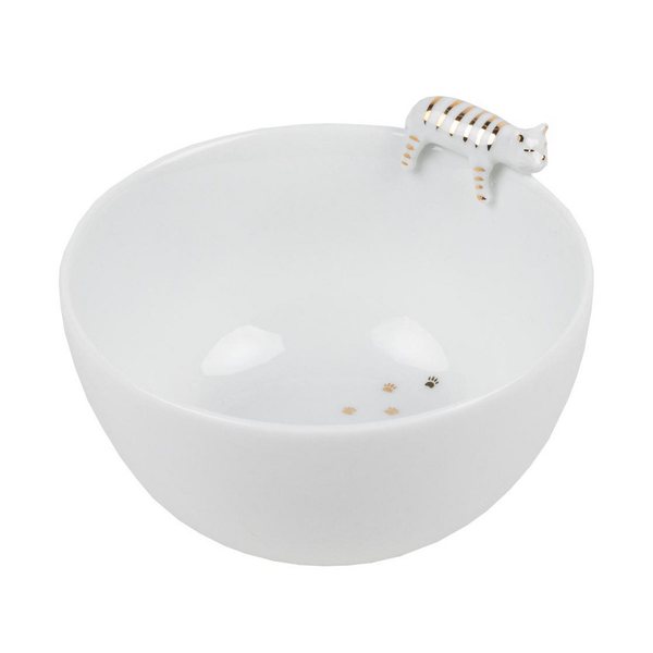 Räder Tales Porcelain Bowl with 3D Cat